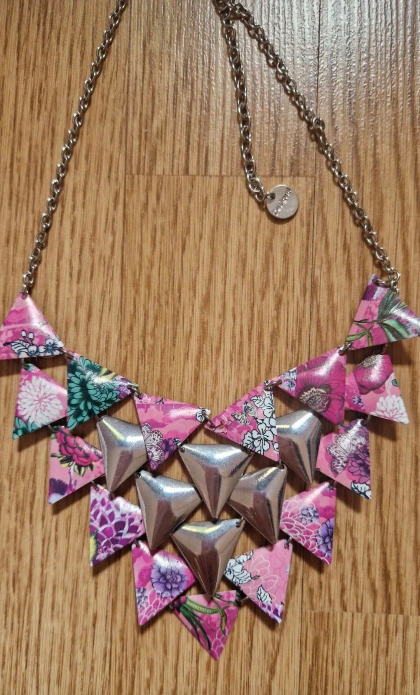 Collar Desigual boho triángulos flores 🌸 – photo 5